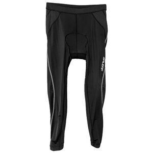 BALEAF Mens Black Gray UV Block Zipper Pocket Cycling Gel Padded Bike Pants Sz L